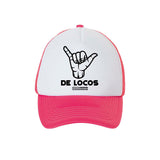 Gorra con visera Bubble en color Fucsia/blanco