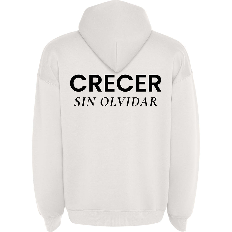 Sudadera Oversize "Crecer sin Olvidar" - Esencia Canaria - ourstyle.es