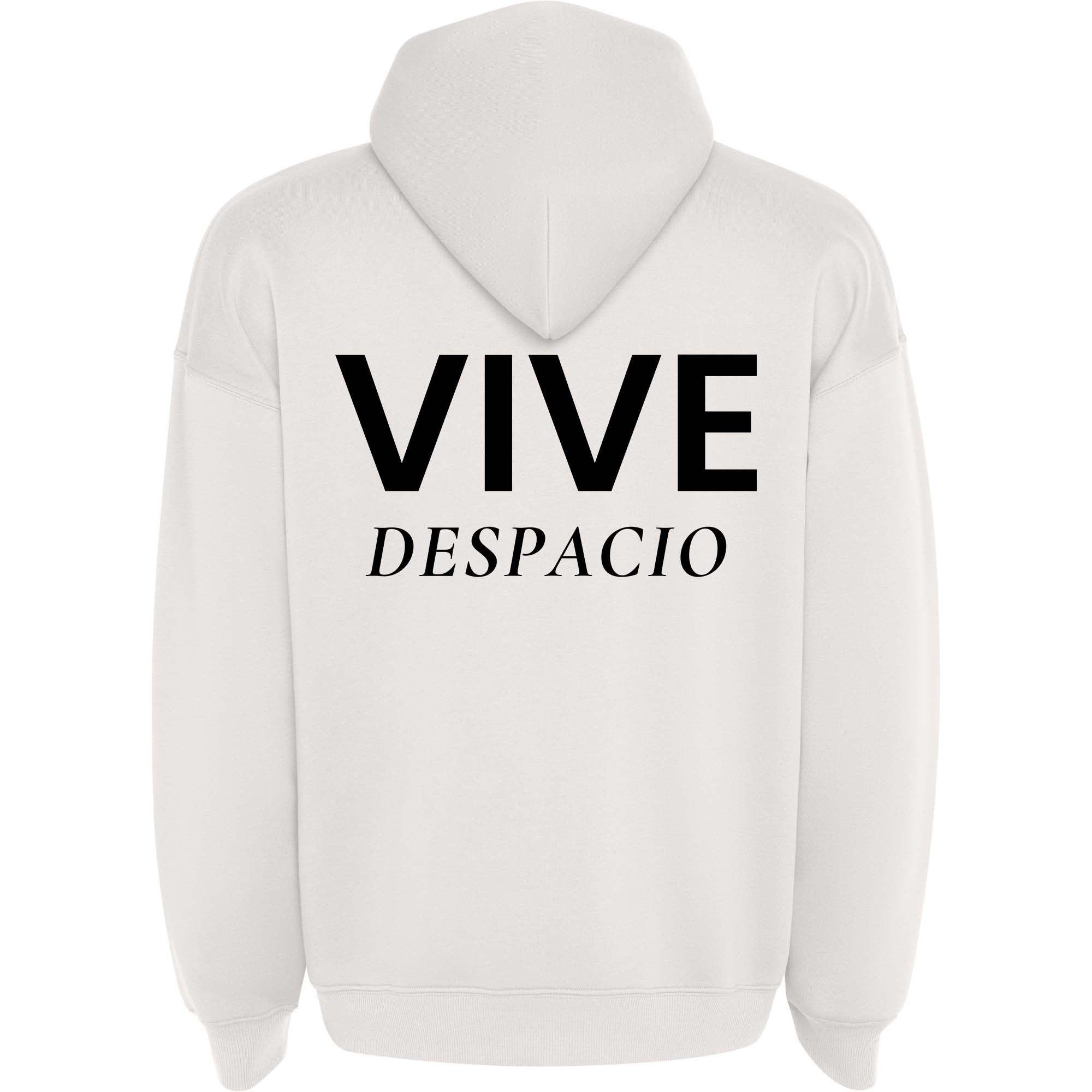 Sudadera exclusiva "Vive Despacio" - Colección Esencial - ourstyle.es