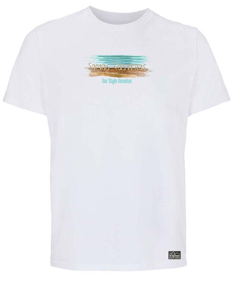 Camiseta Regular Blanca “Somos Costeros” | Our Style Canarias - ourstyle.es
