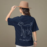 Camiseta Oversize Azul Marino “Se me fue el Baifo” – Edición Homenaje Canarias - ourstyle.es