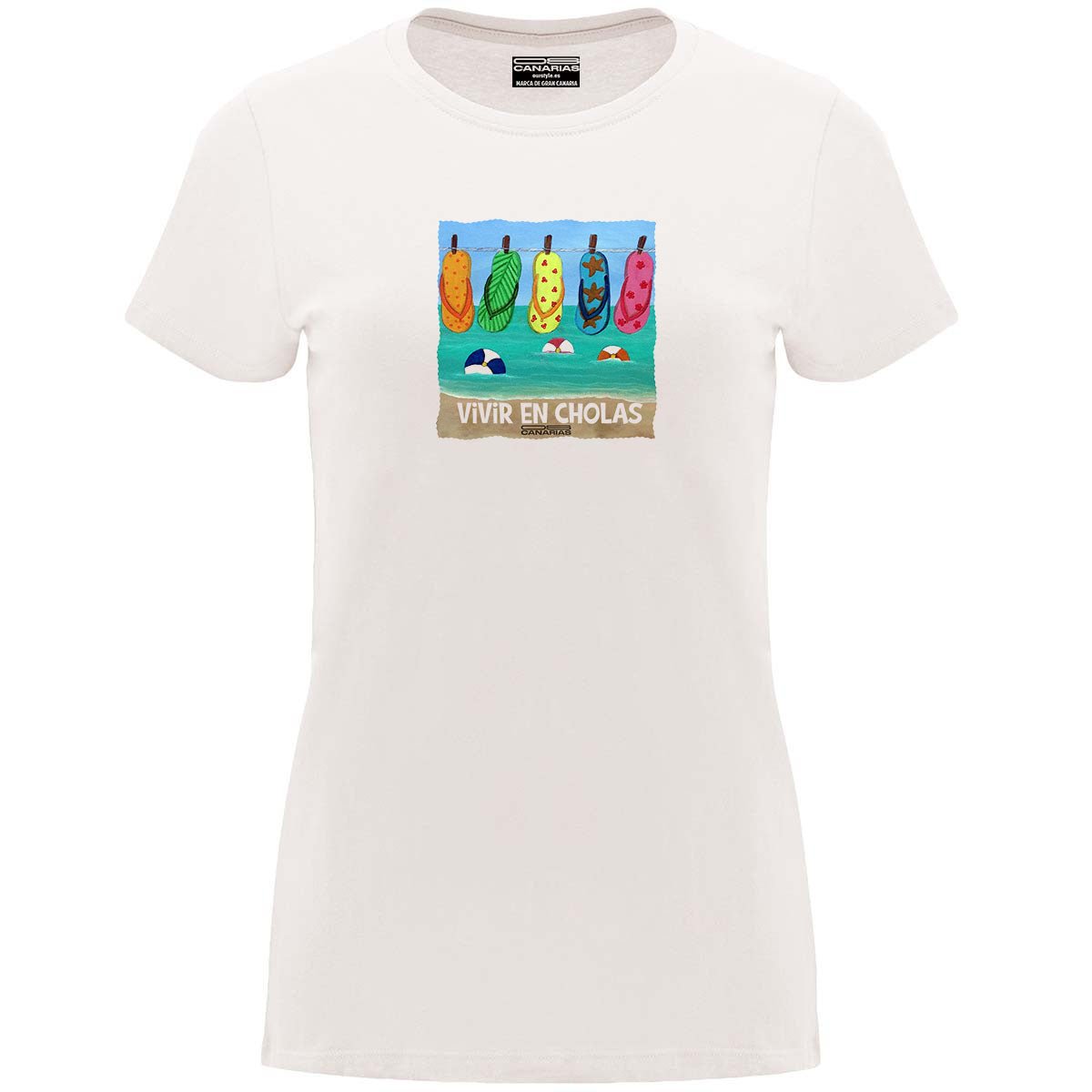 Tufia camiseta manga corta Vivir en cholas - ourstyle.es